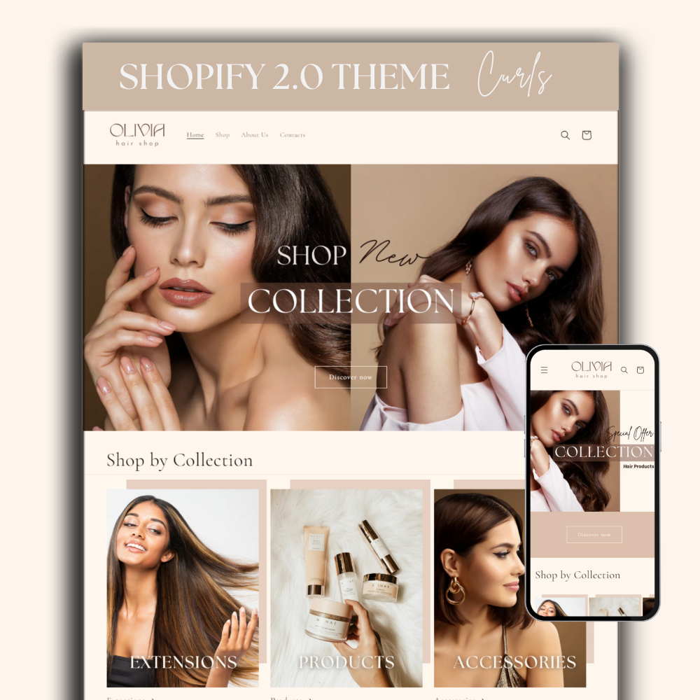Shopify Theme CURLS