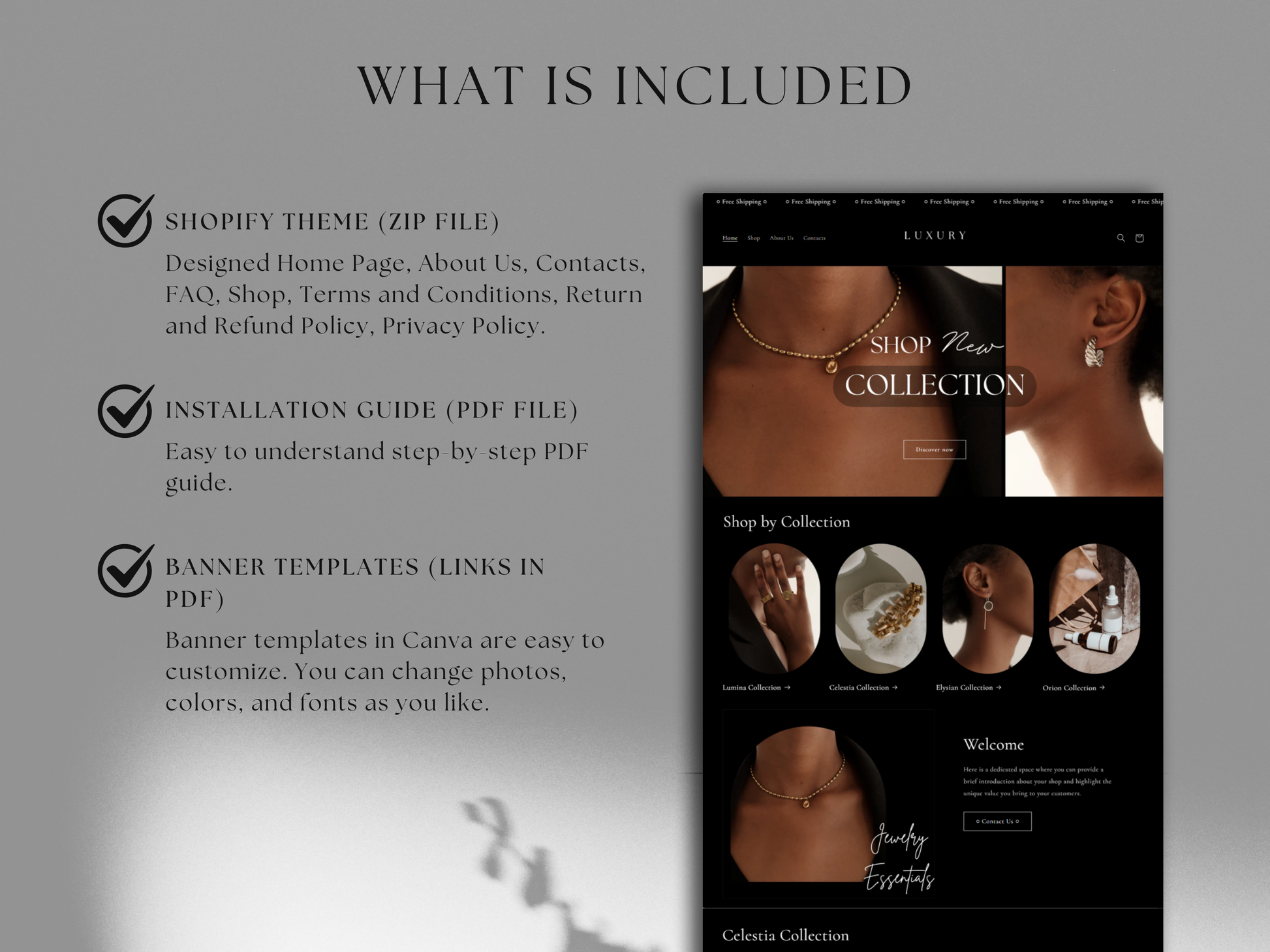 Shopify Theme Luxury