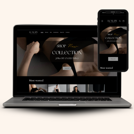 Shopify Theme black