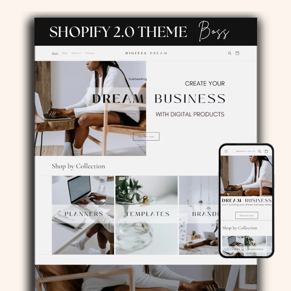 Shopify Theme for Digital Products