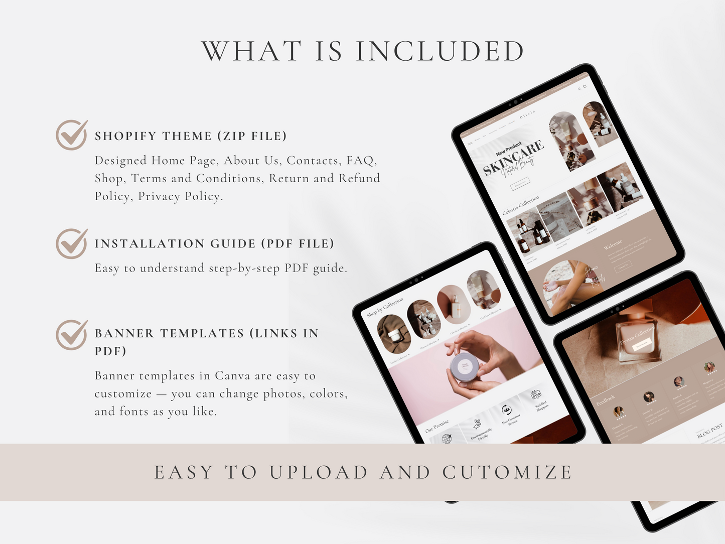 Shopify Website Template Beauty