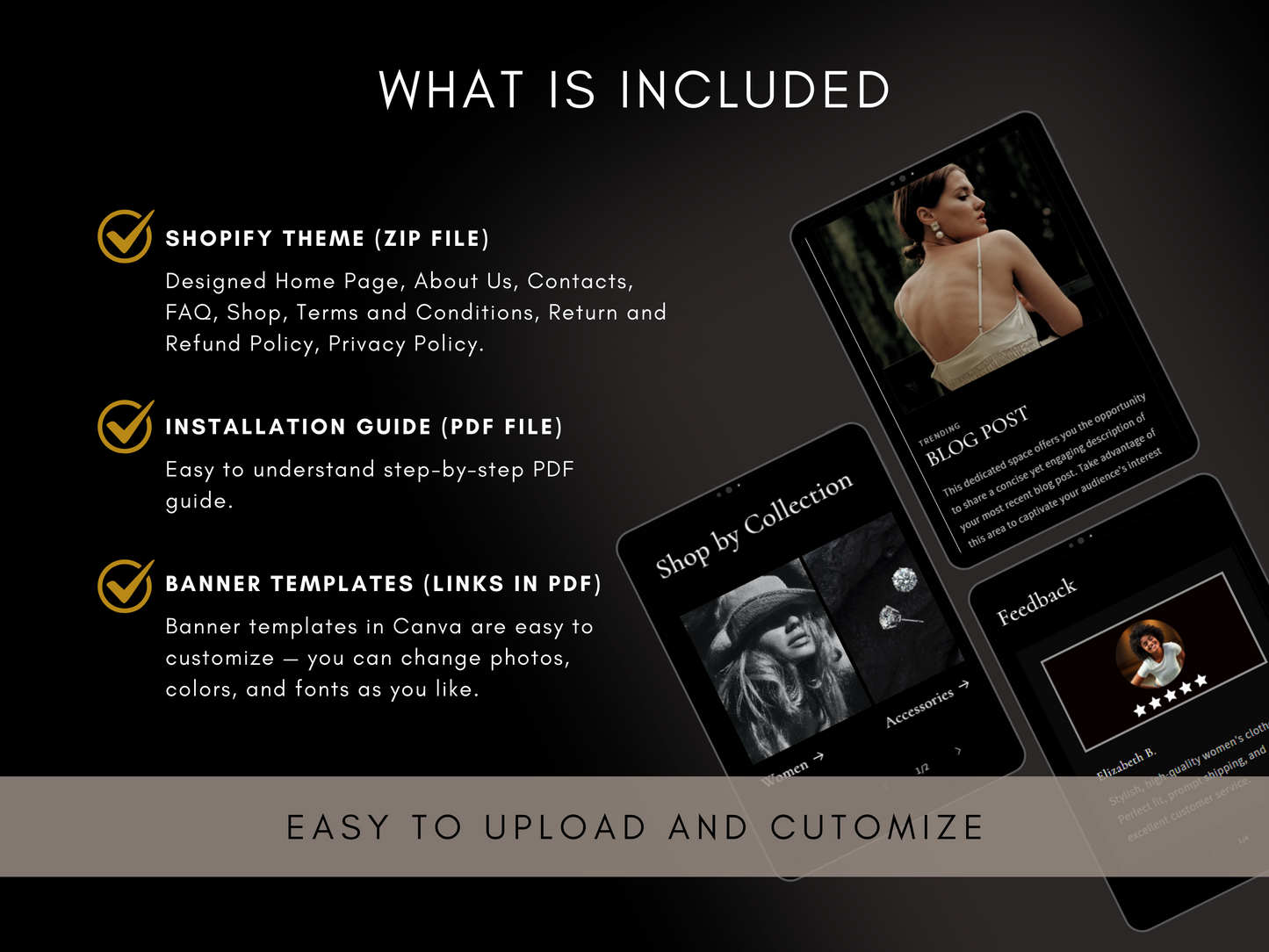 Shopify Theme Black