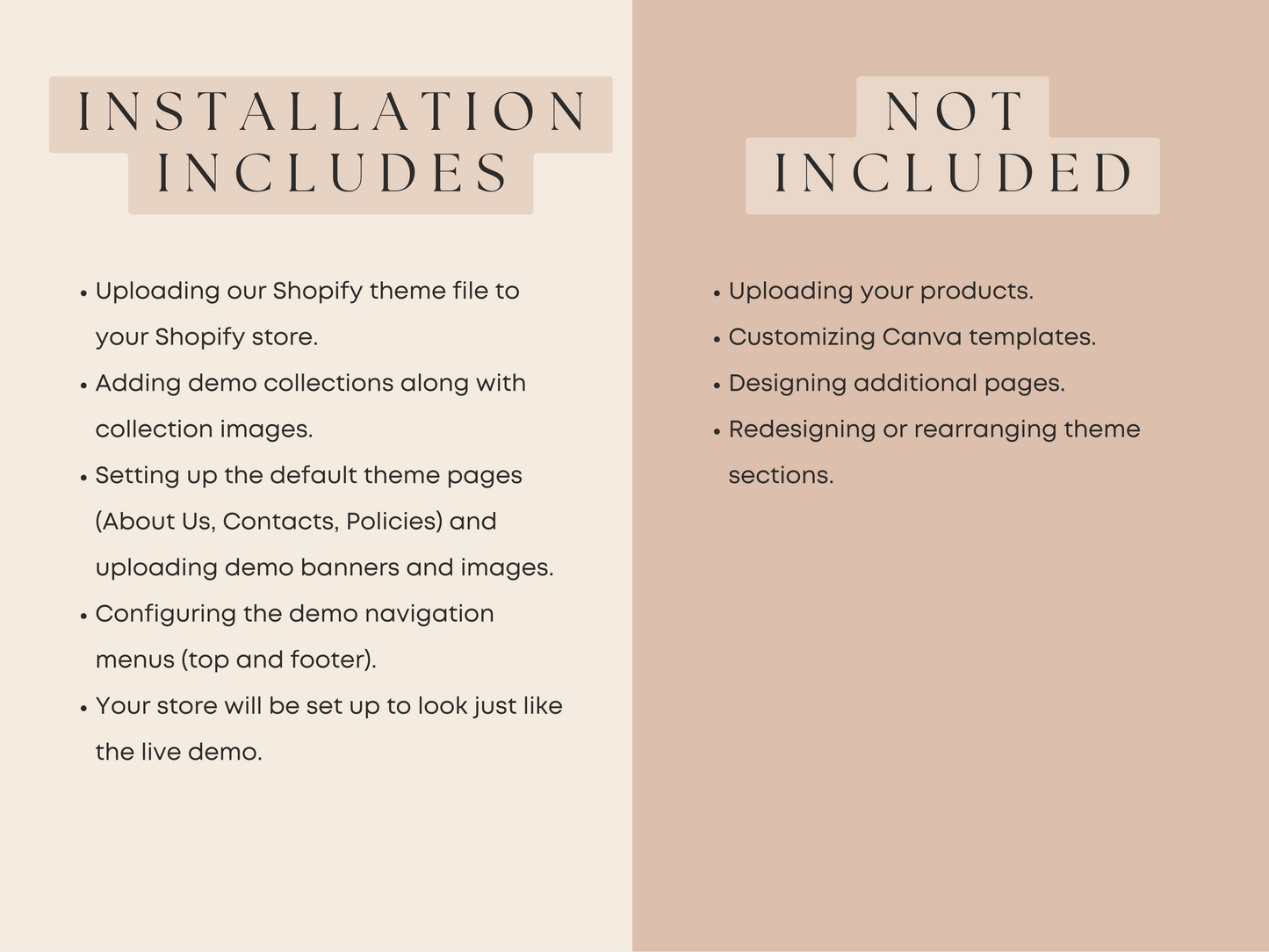 Shopify Theme Installation
