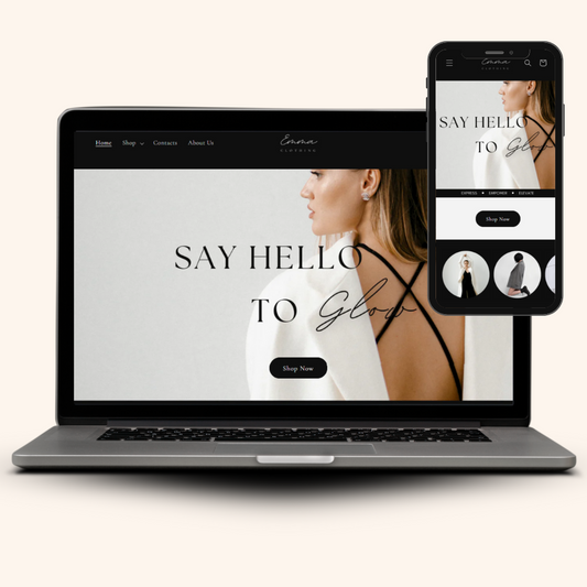 Shopify Website Template Clothing