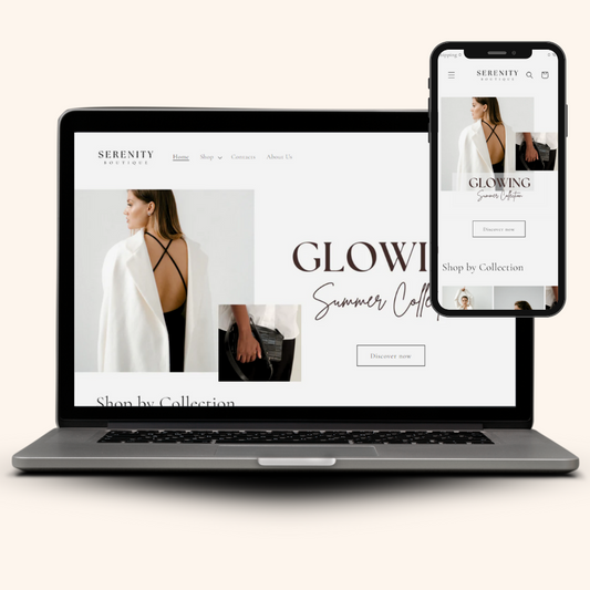 Shopify Website Template Minimal