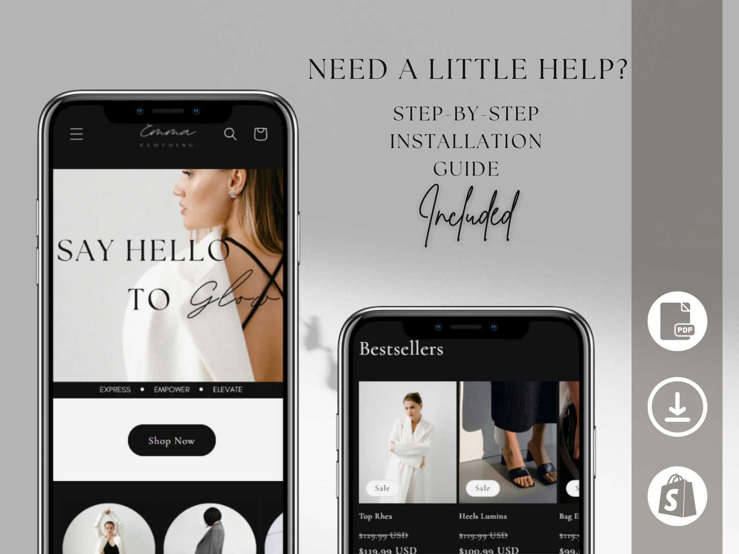 Shopify Website Template Clothing