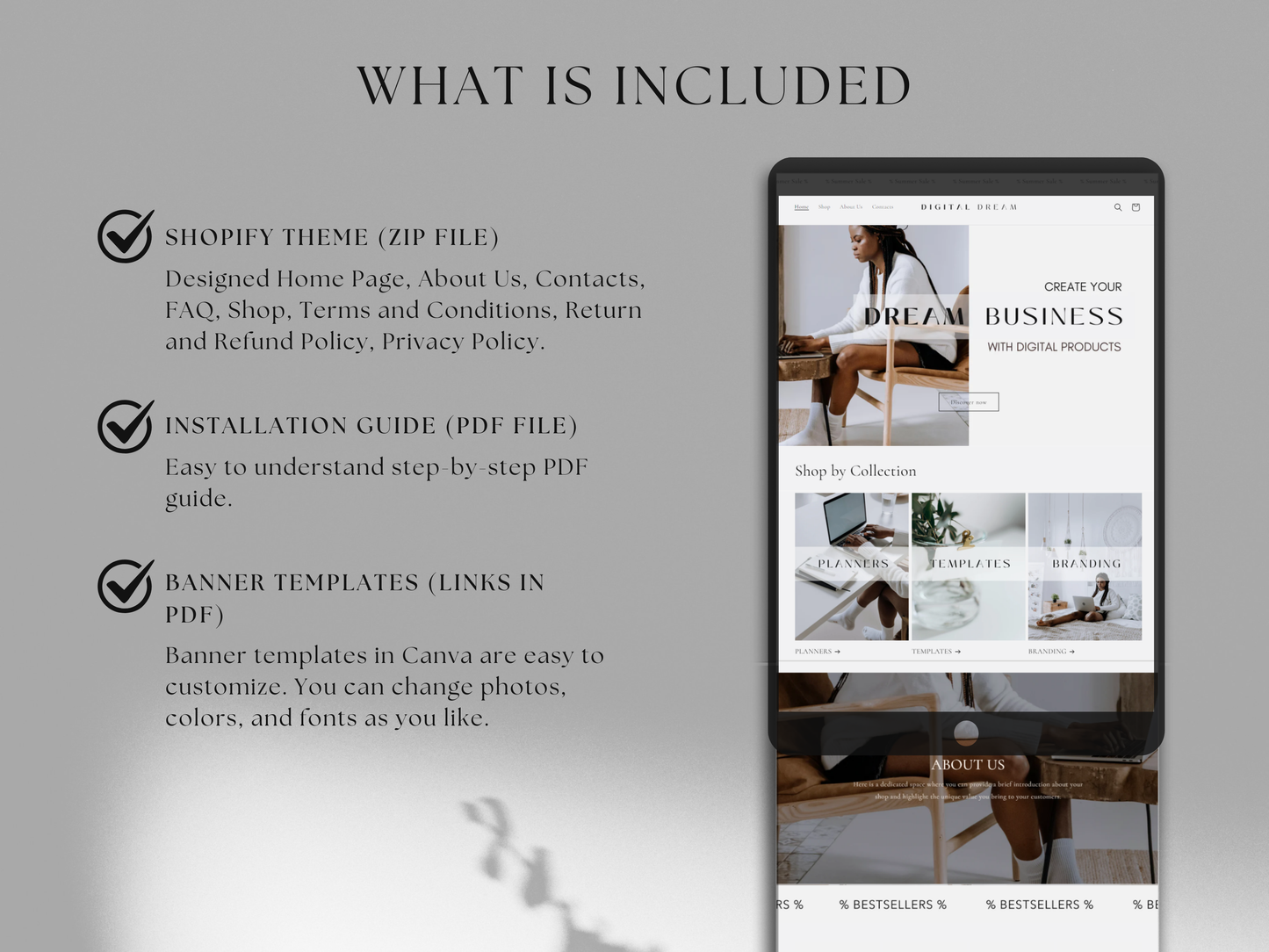 Shopify Theme for Digital Products