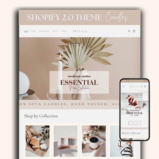 Shopify theme candles