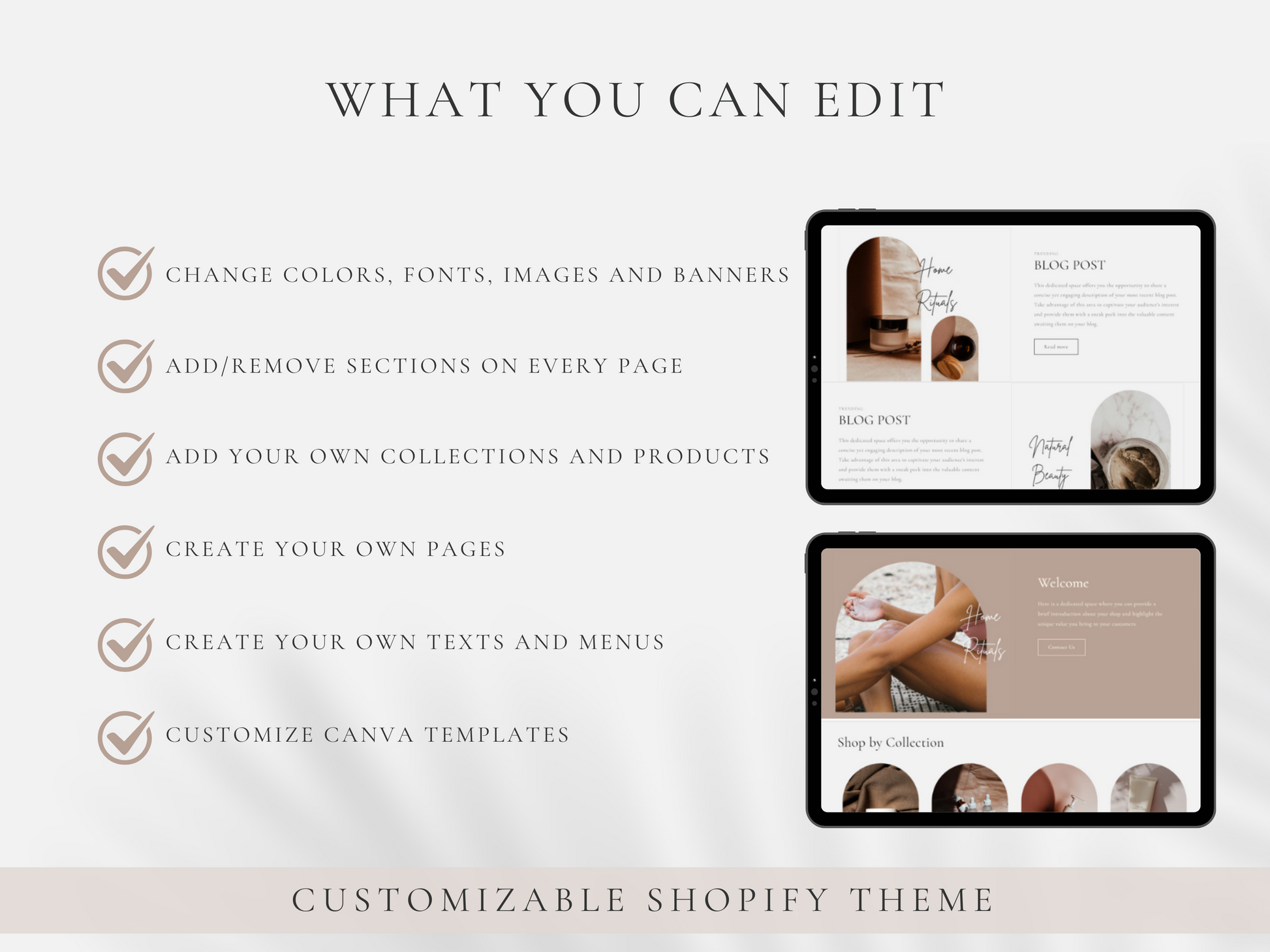 Shopify Website Template Beauty