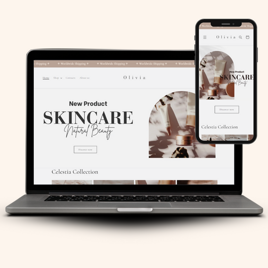 Shopify Website Template Beauty