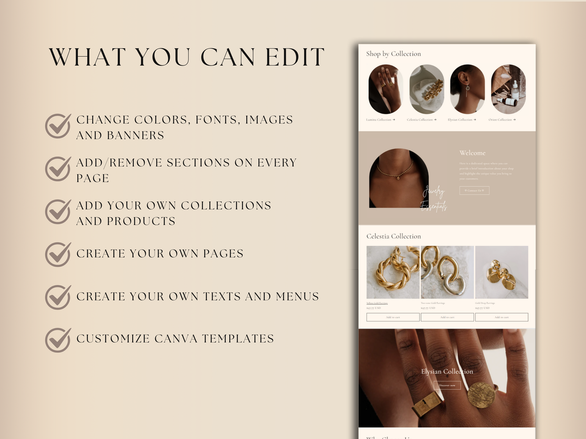 Shopify theme jewelry