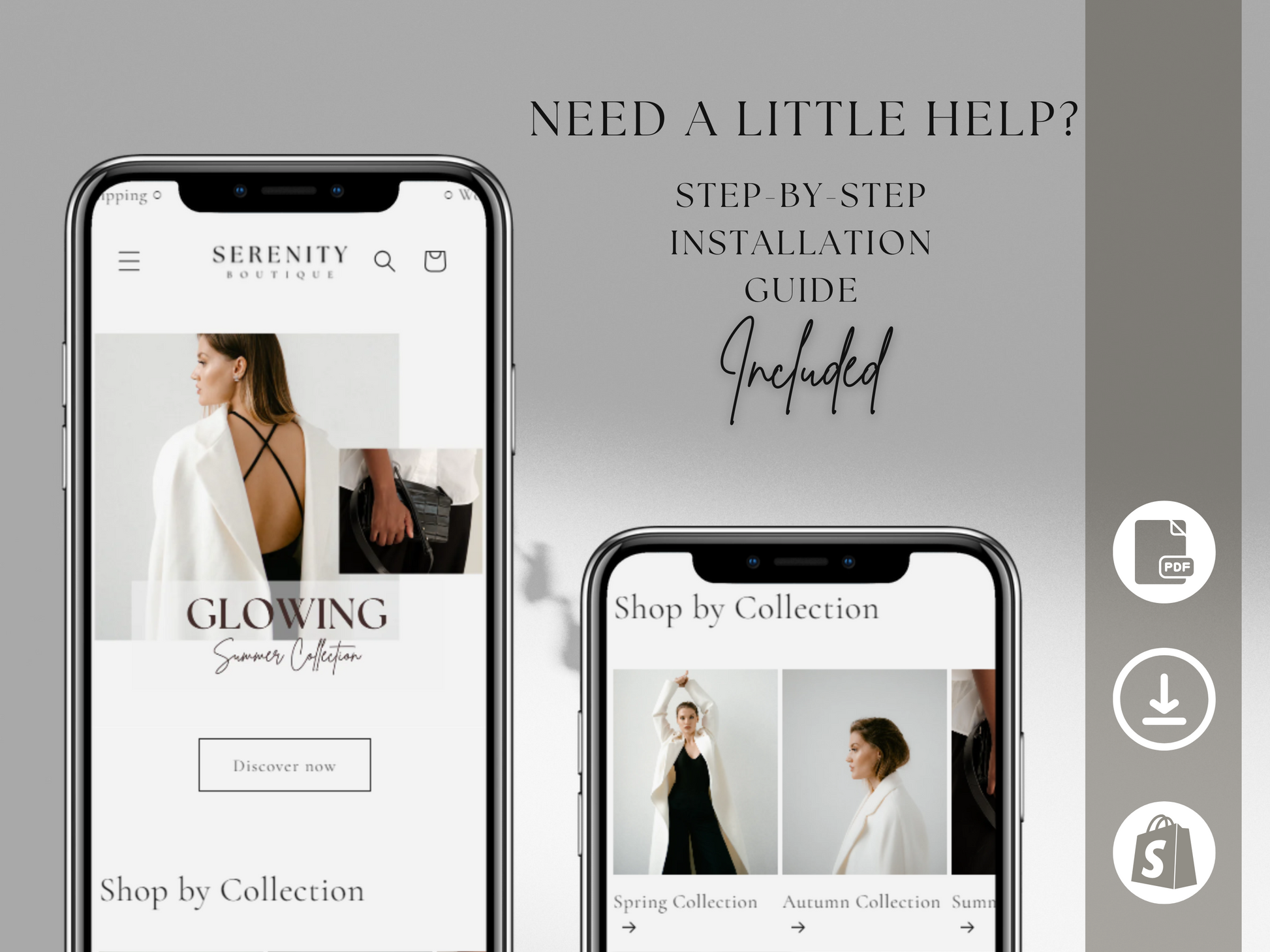 Shopify Website Template Minimal