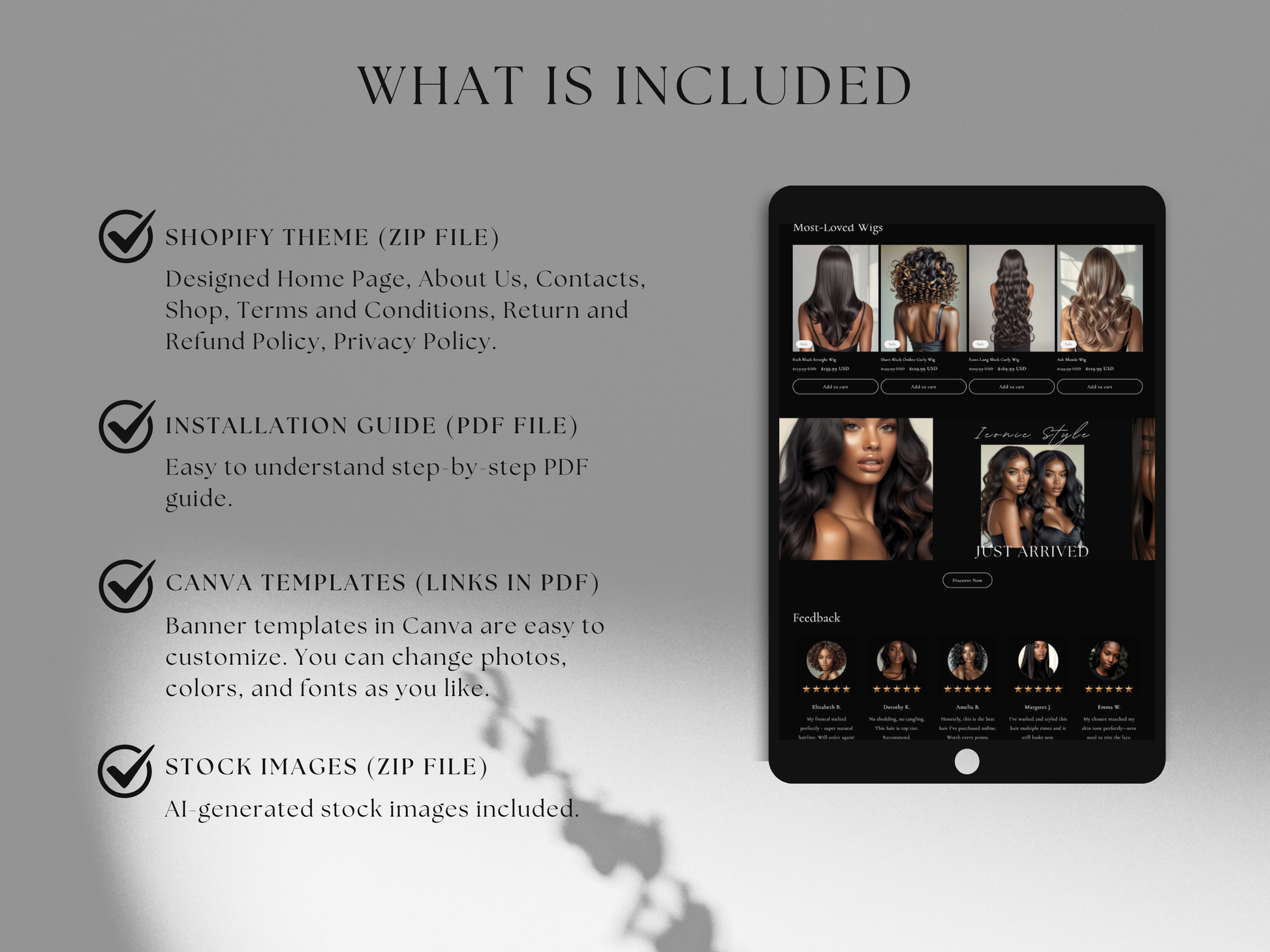 Shopify Theme Hair