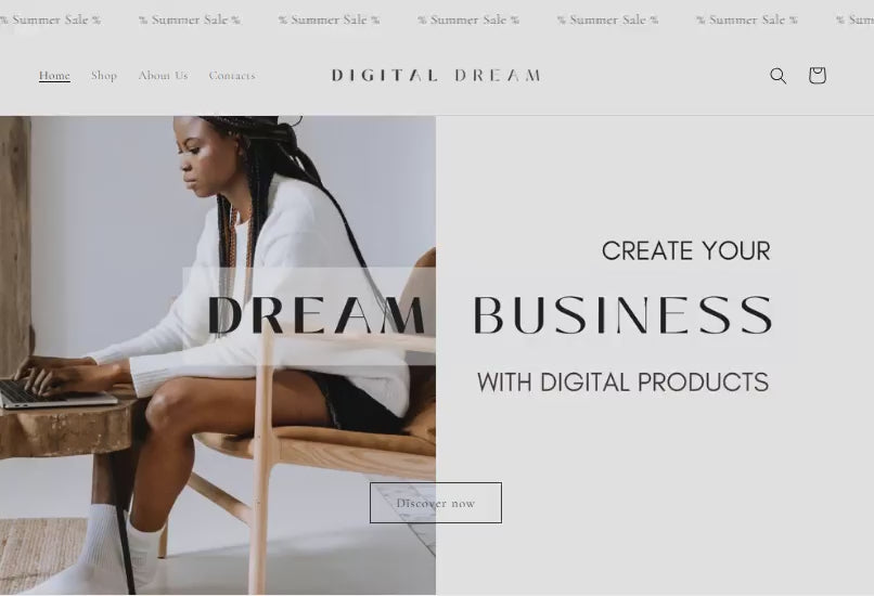 Shopify Theme for Digital Products